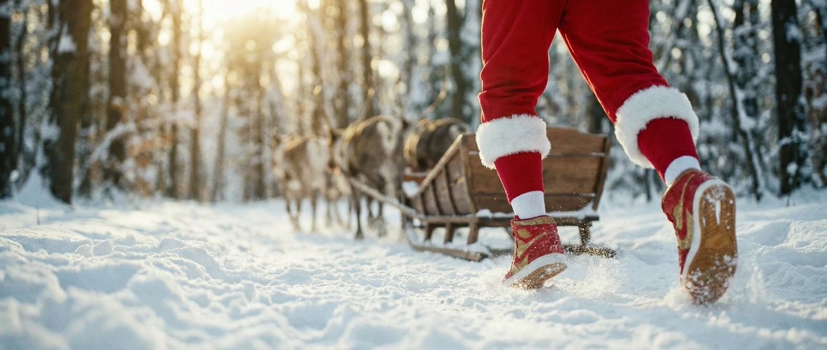 Woman Chasing Reindeer thumbnail 2
