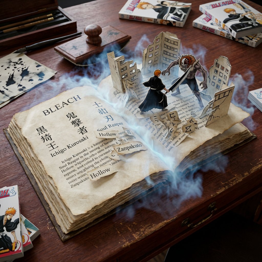 Typographic Book World Scene - view 1