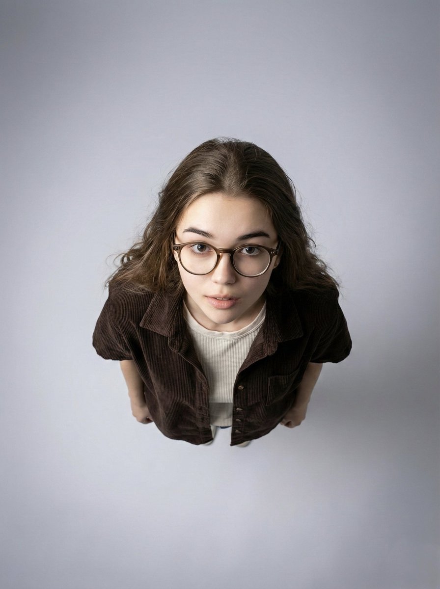 Top-Down Studio Portrait with Identity Preservation - view 1