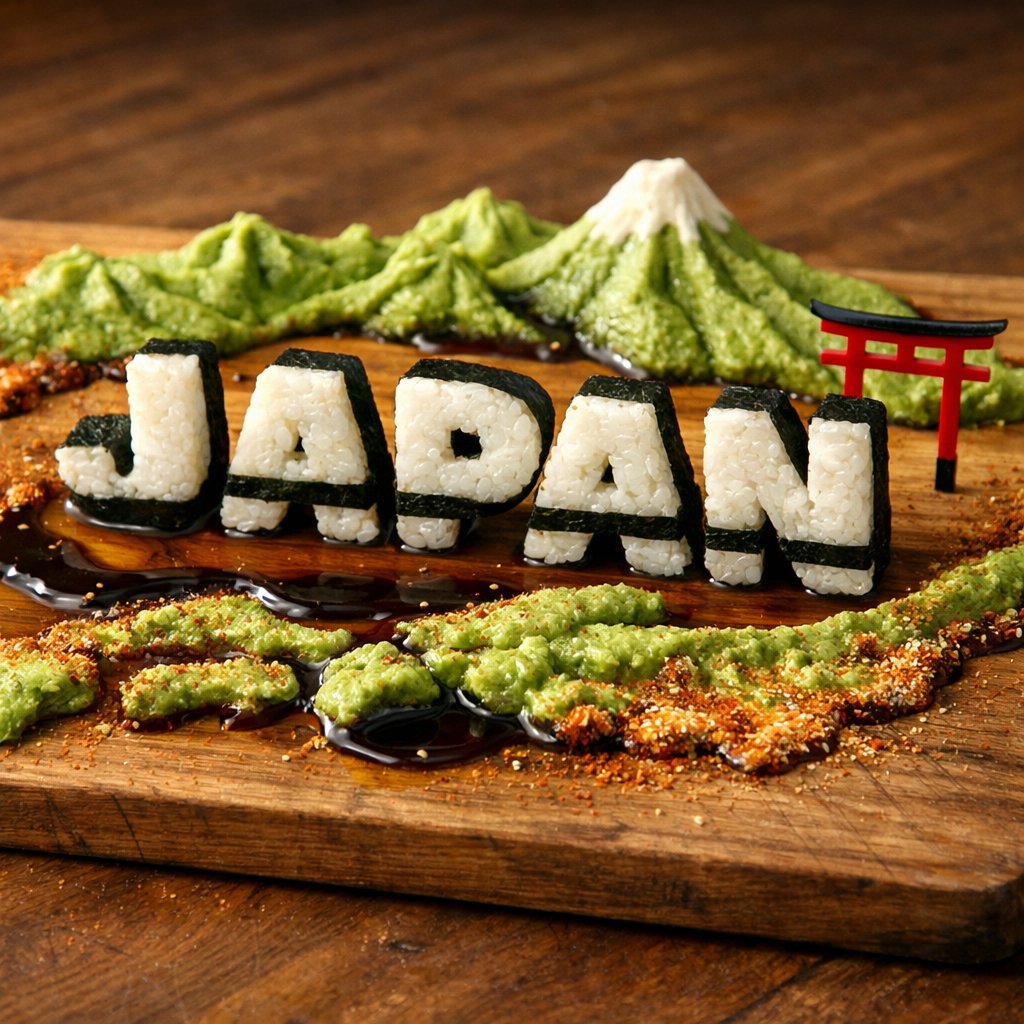 Edible Japan Charcuterie Board Food Art thumbnail 2