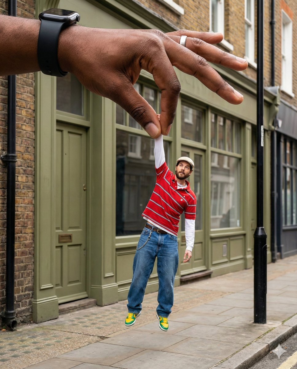 Surreal Forced Perspective Street Scene - view 1