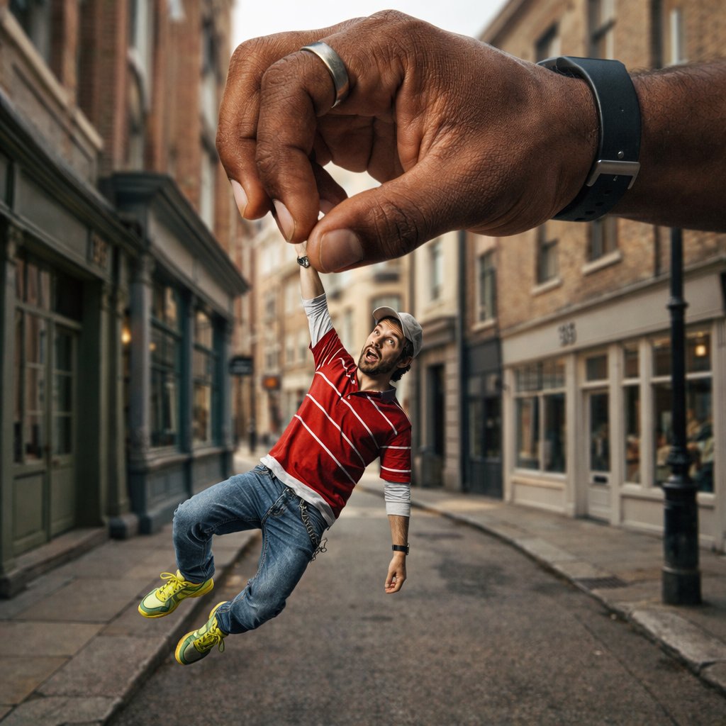 Surreal Forced Perspective Street Scene thumbnail 2