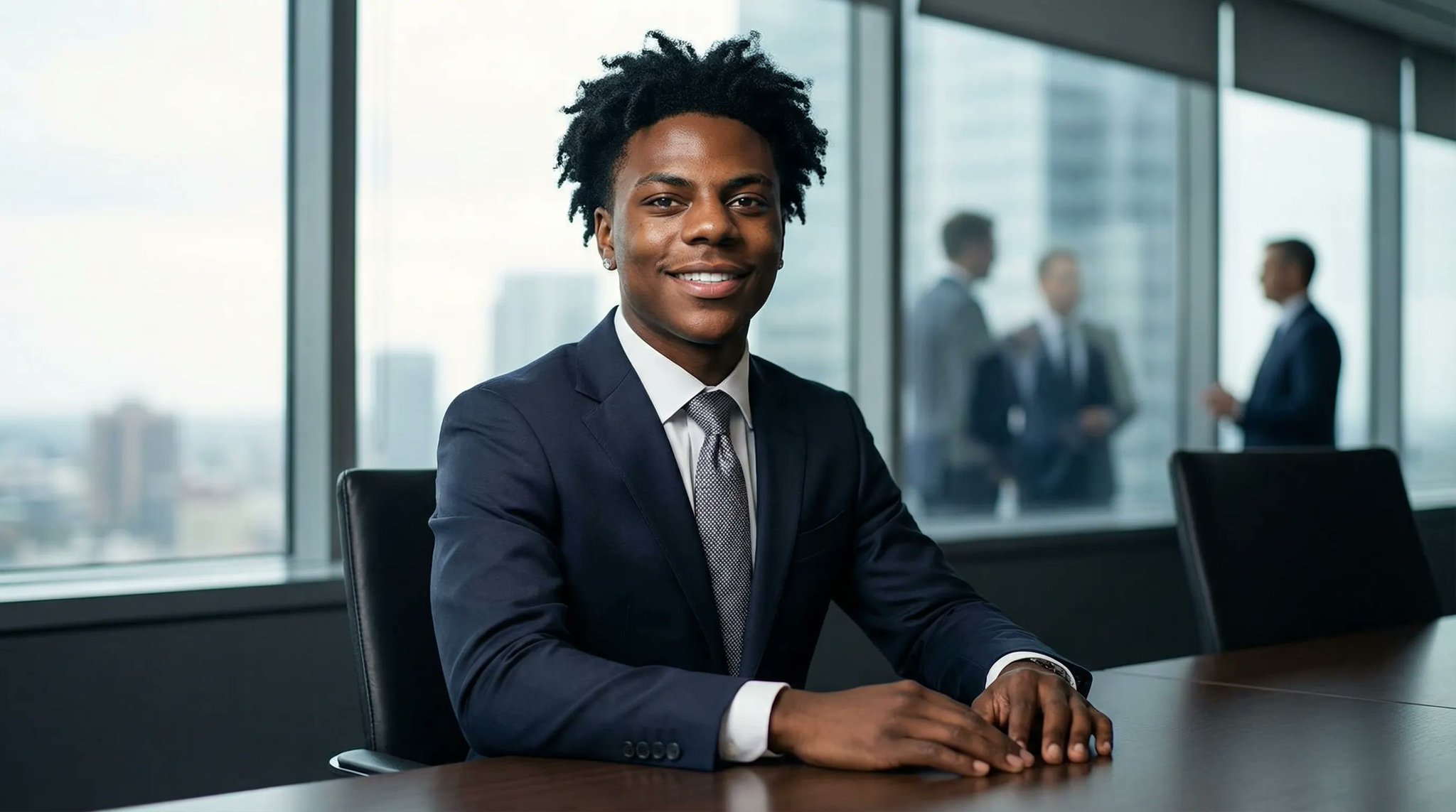 Realistic Professional Boardroom Portrait - view 1