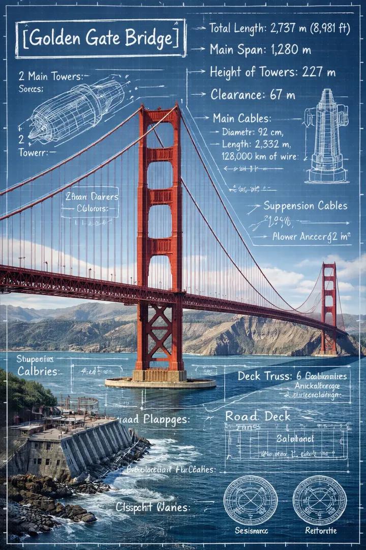 Architectural Infographic Overlay on Landmark Photo thumbnail 2