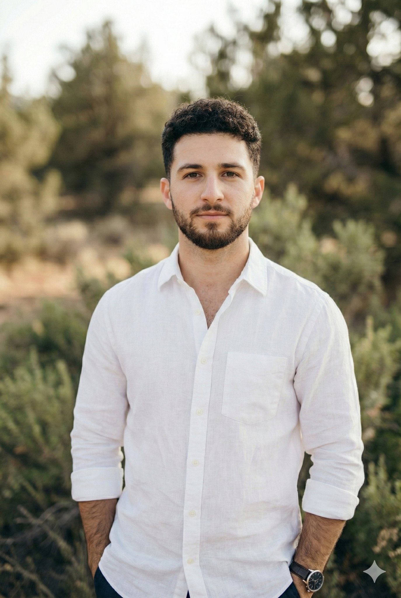 Modern Man Outdoor Lifestyle Portrait - view 1