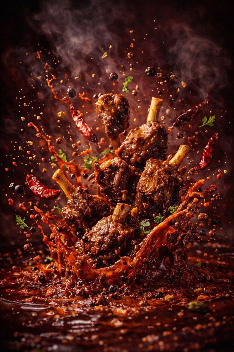 Hyper-realistic Cinematic Food Photography with Dynamic Splash thumbnail 2