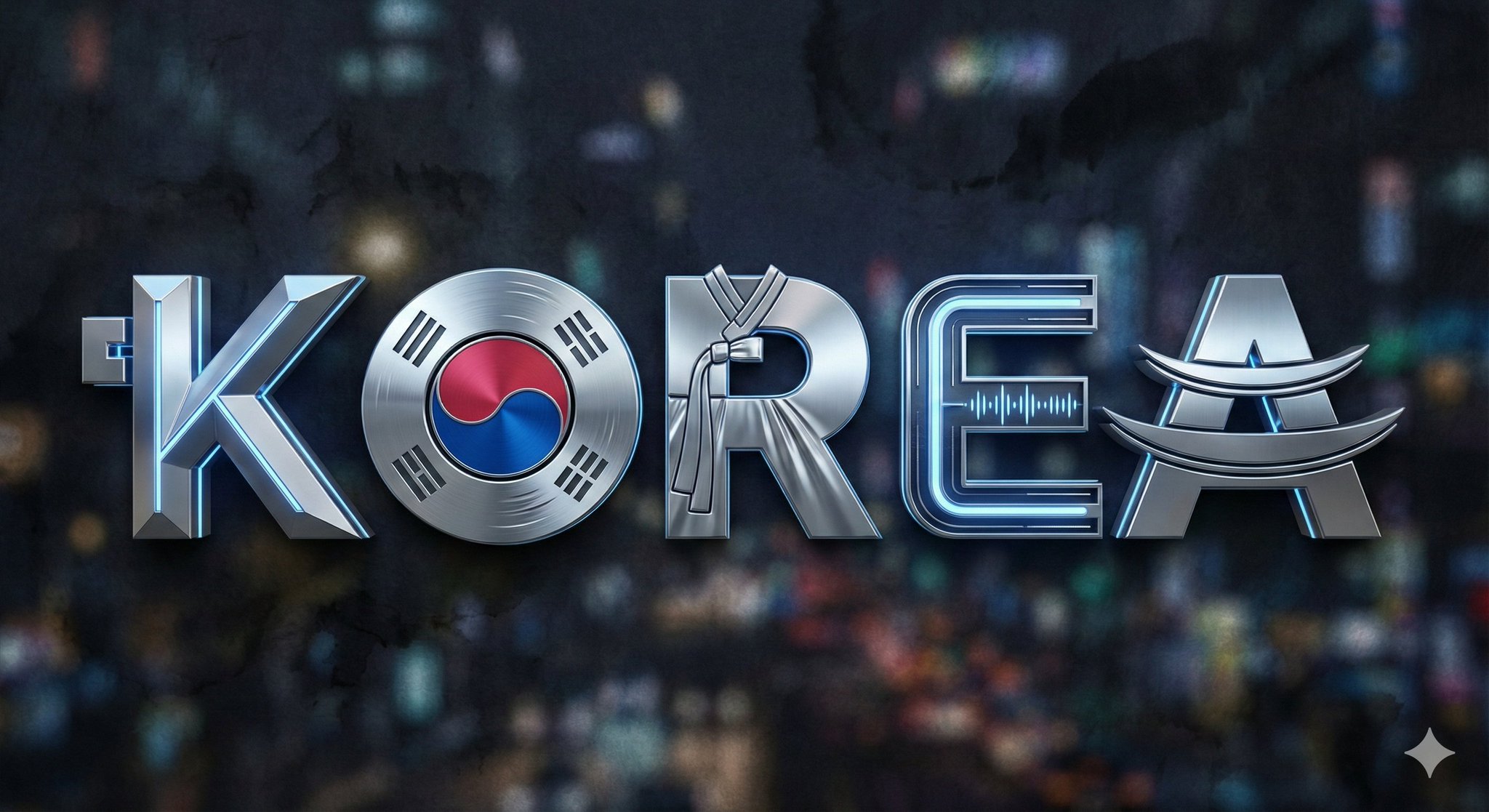 3D Metallic Typography with Cultural Elements thumbnail 4
