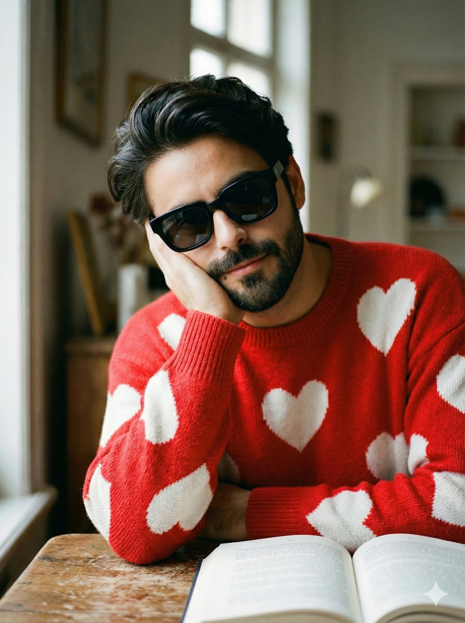 Cozy Winter Lifestyle Portrait with Emotional Subtlety - view 1