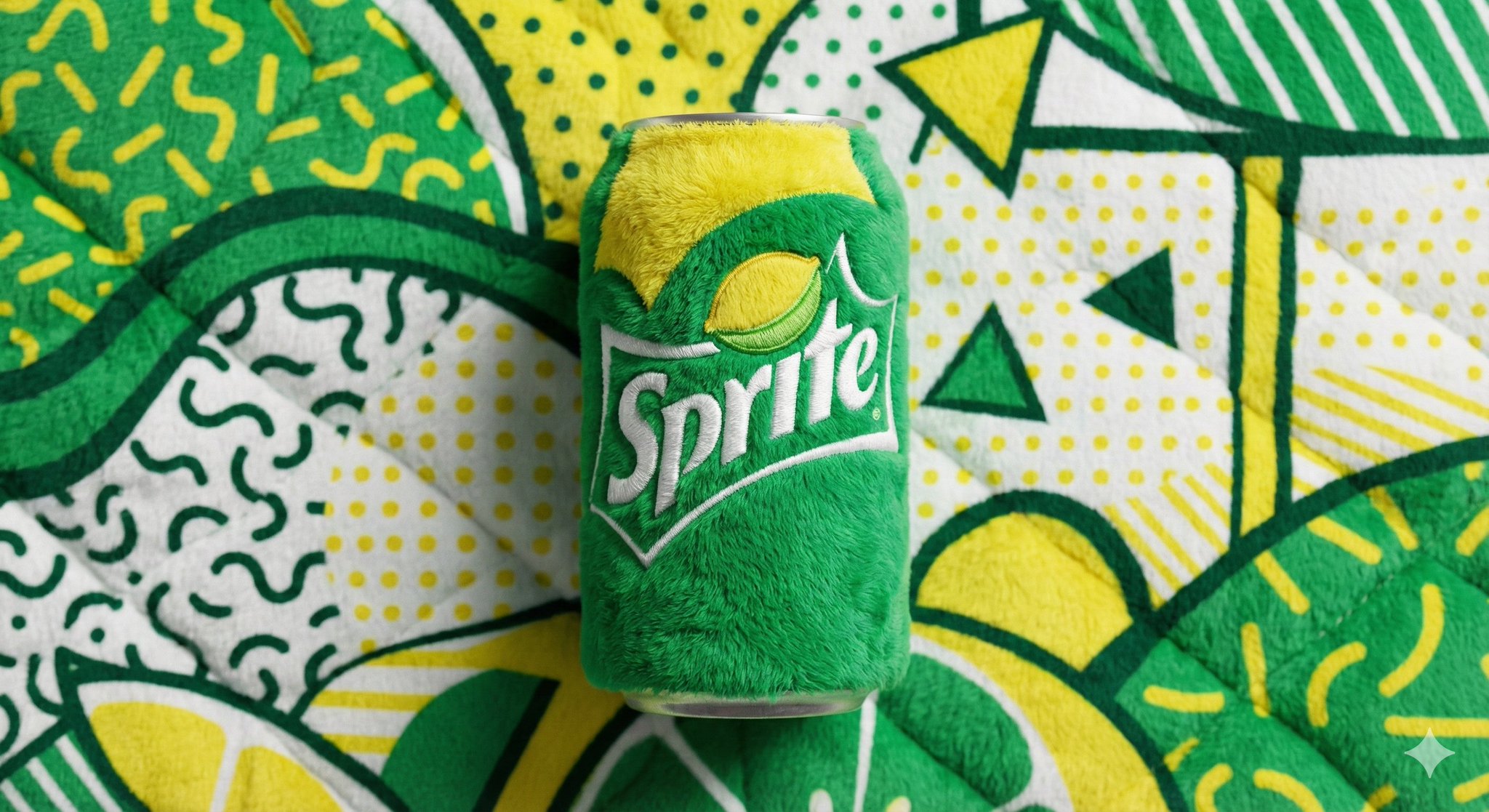 Plush Beverage Can, Pop Art Memphis Style Product thumbnail 3