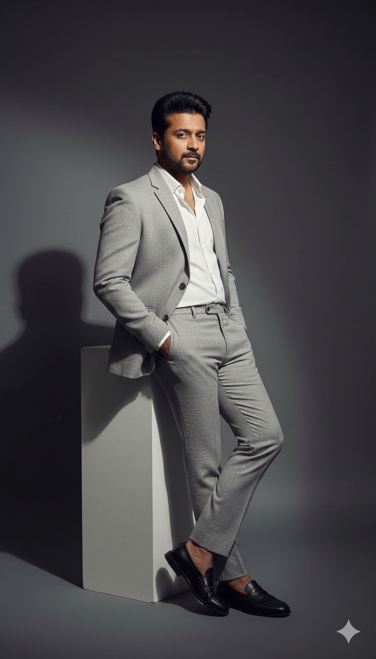 Ultra-Realistic Fashion Editorial Portrait with Dramatic Lighting - view 1