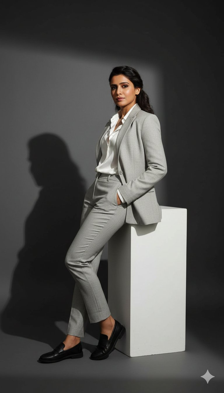 Ultra-Realistic Fashion Editorial Portrait with Dramatic Lighting thumbnail 3