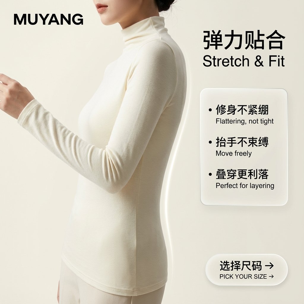 Minimalist Fashion Product Poster with Asian Model thumbnail 2