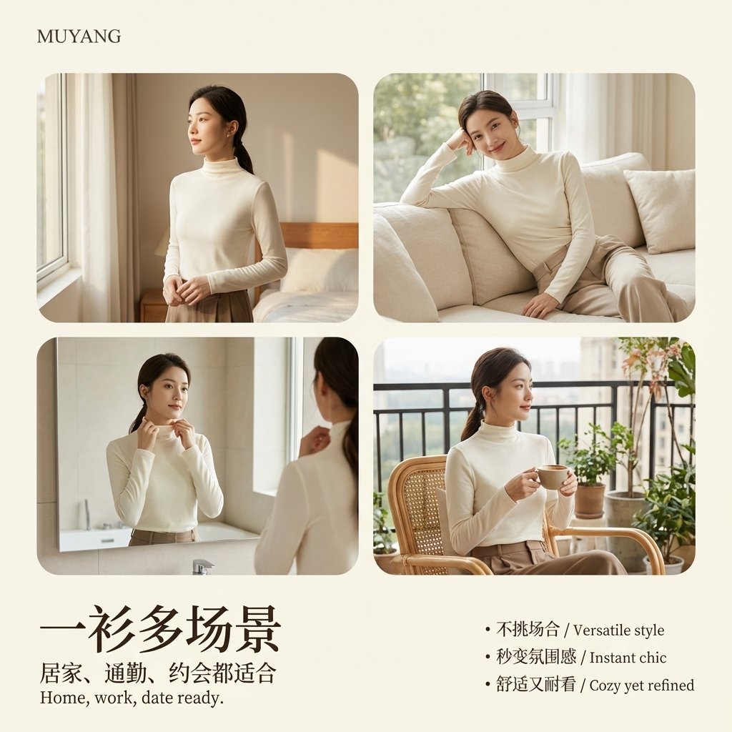 Minimalist Fashion Product Poster with Asian Model thumbnail 4