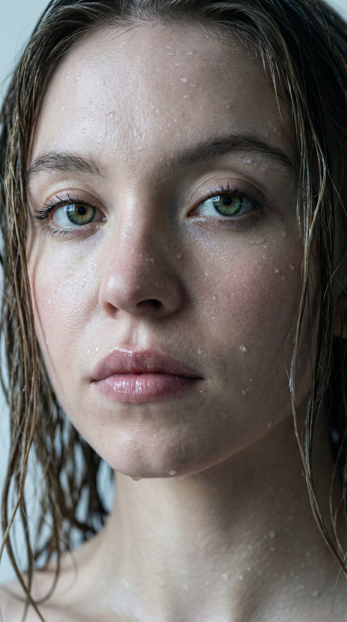 Ultra-Photorealistic Supermodel Portrait with Wet Hair thumbnail 3