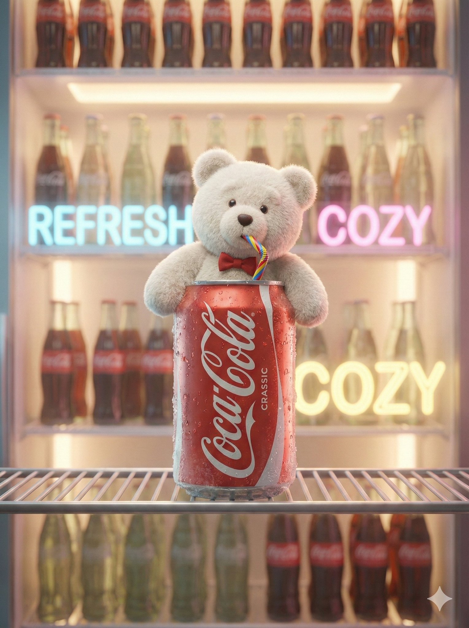 Cute Cinematic Brand Fantasy with Teddy Bear Mascot - view 1