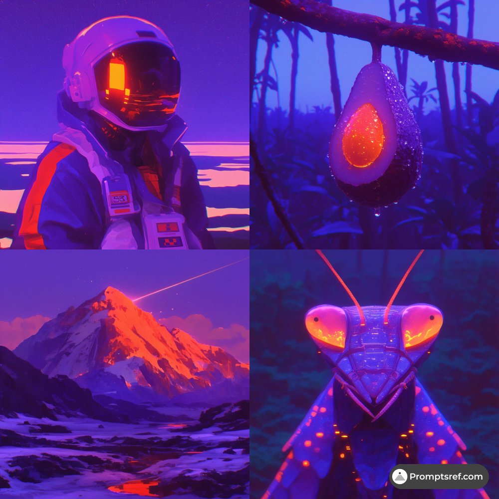 Cyberpunk Vaporwave Aesthetics with Neon Retro-Future Vibes - view 1