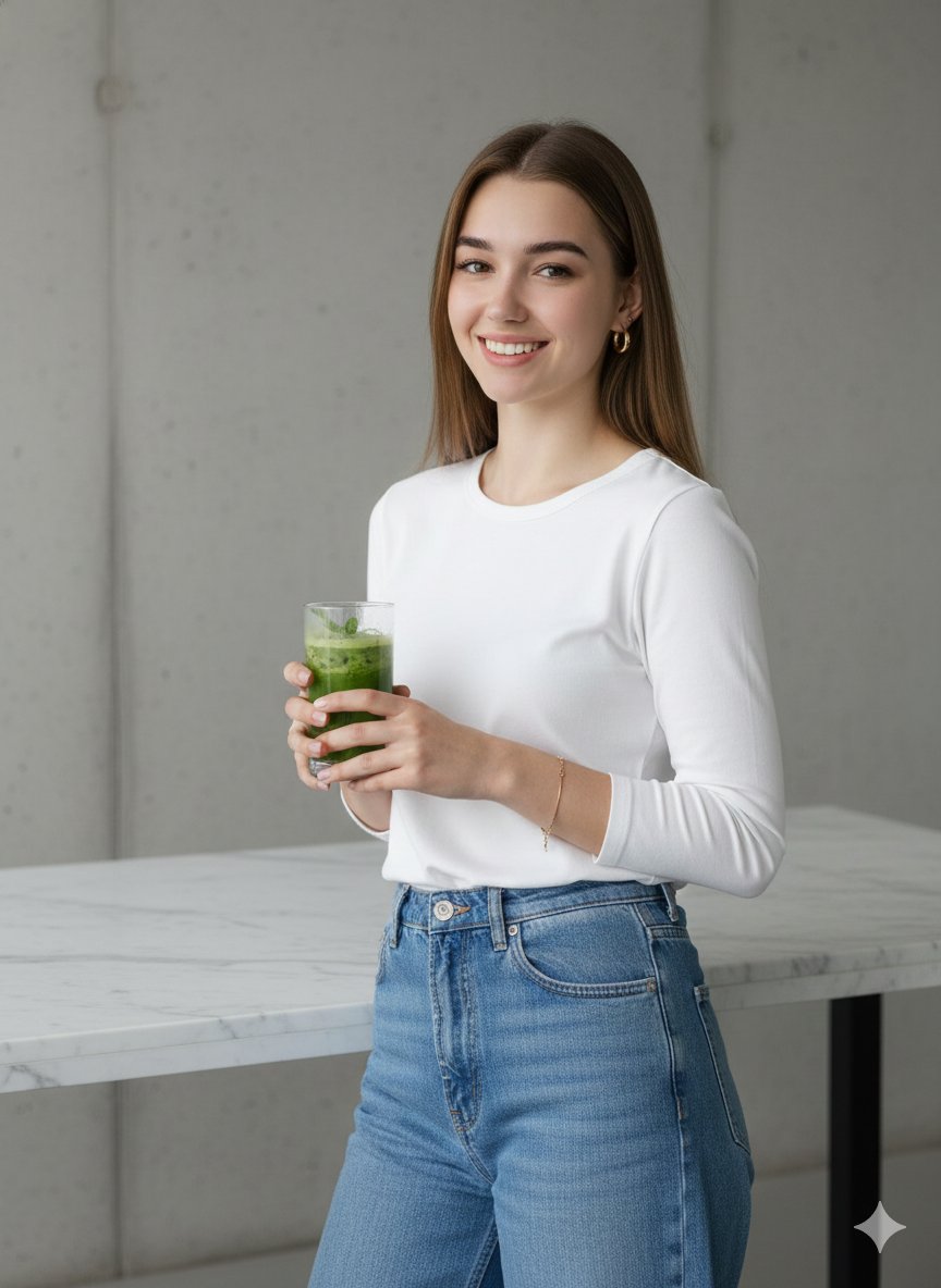 Modern Lifestyle Portrait, Female, Photorealistic, Indoor Setting - view 1