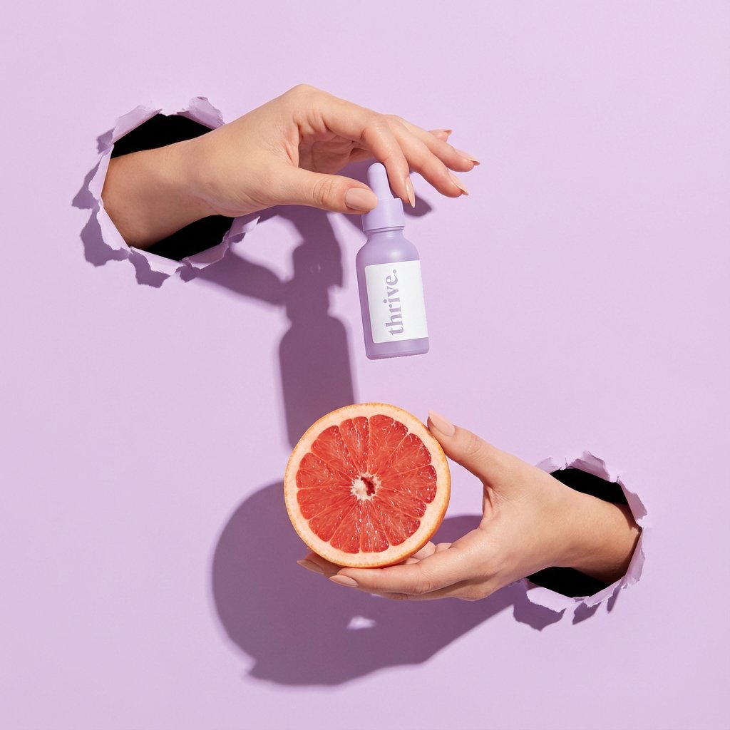 Premium Minimalist Skincare Product Photography with Foamy Bubbles thumbnail 2