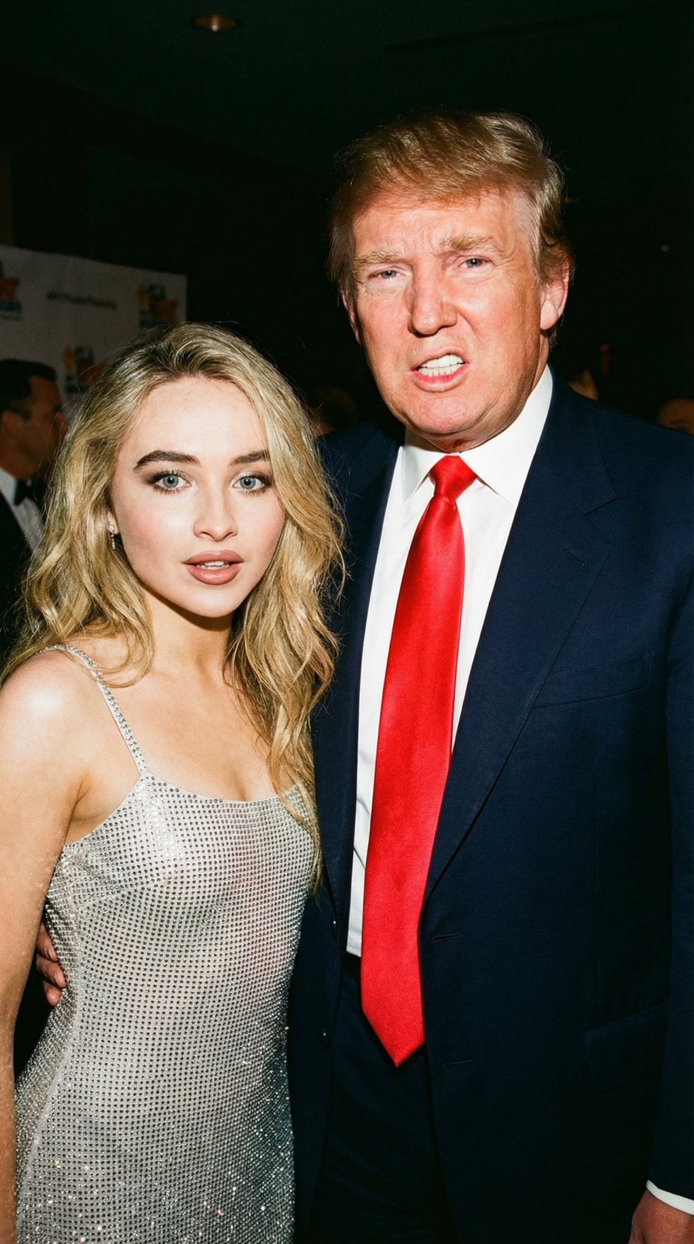Candid 90s Photo: Donald Trump and Blonde Woman - view 1