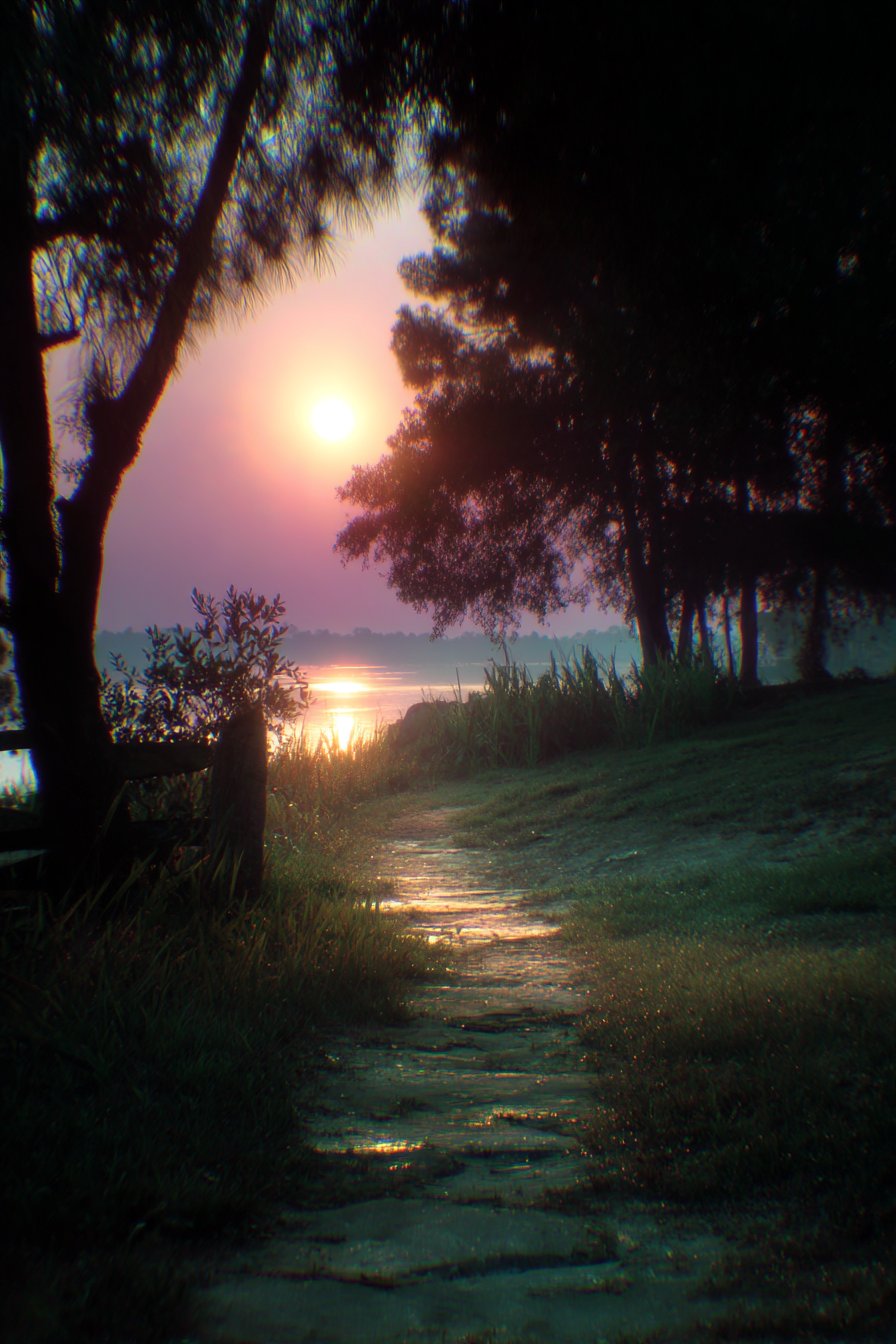 Dreaming of Mild Spring Dawn with Soft Sunlight - view 1