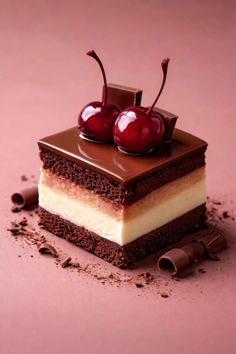 Hyper-realistic Dessert Photography: Matcha Cheesecake & Layered Cake thumbnail 2