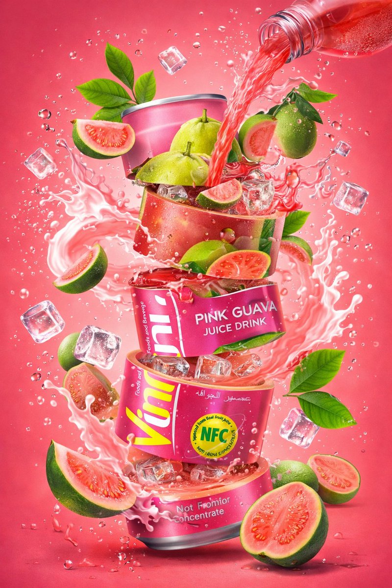 Hyper-realistic Carbonated Can with Splash and Fruit thumbnail 2