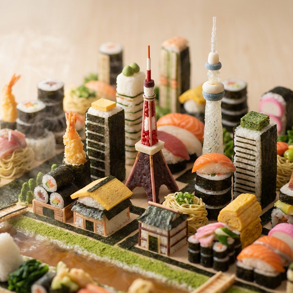 Edible Miniature Cityscape Diorama thumbnail 2