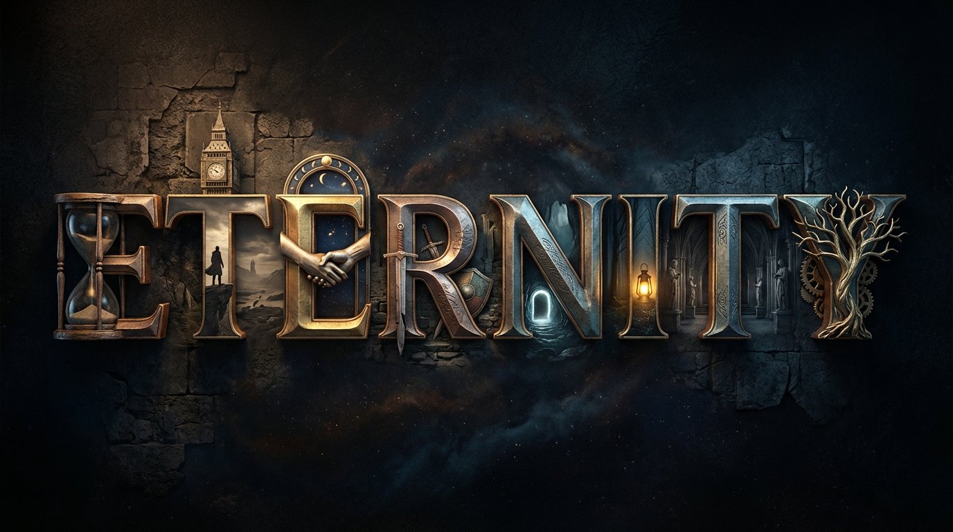 Cinematic 3D Metallic Typography with Integrated Scenes thumbnail 3
