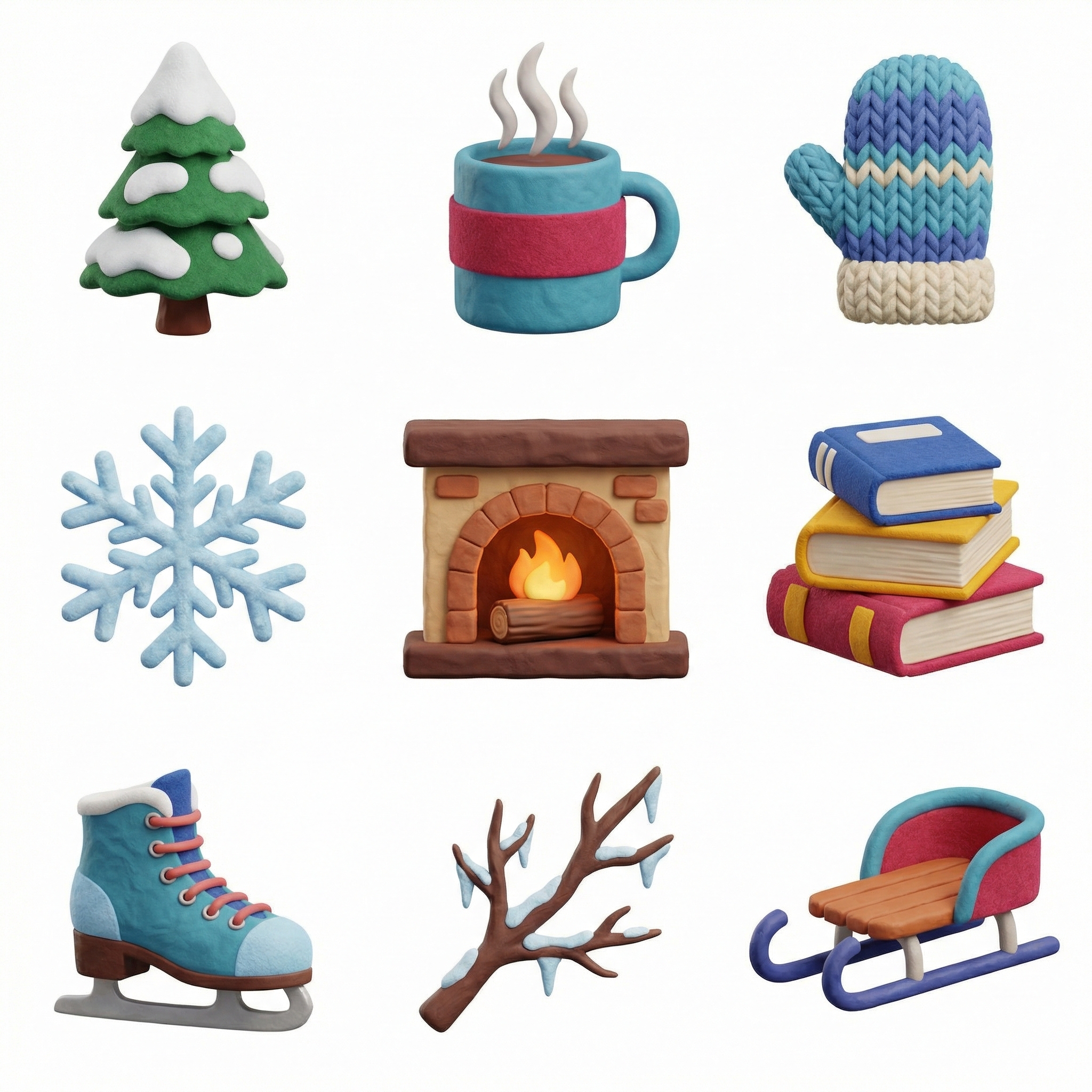 Colorful 3D Themed Icon Grid thumbnail 3