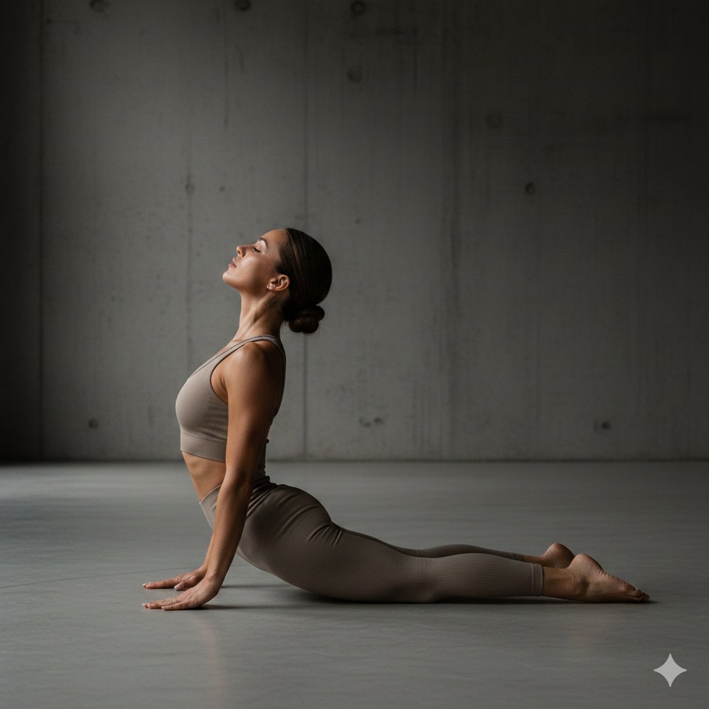 Athletic Flex Pose Editorial: Controlled Strength and Definition - view 1