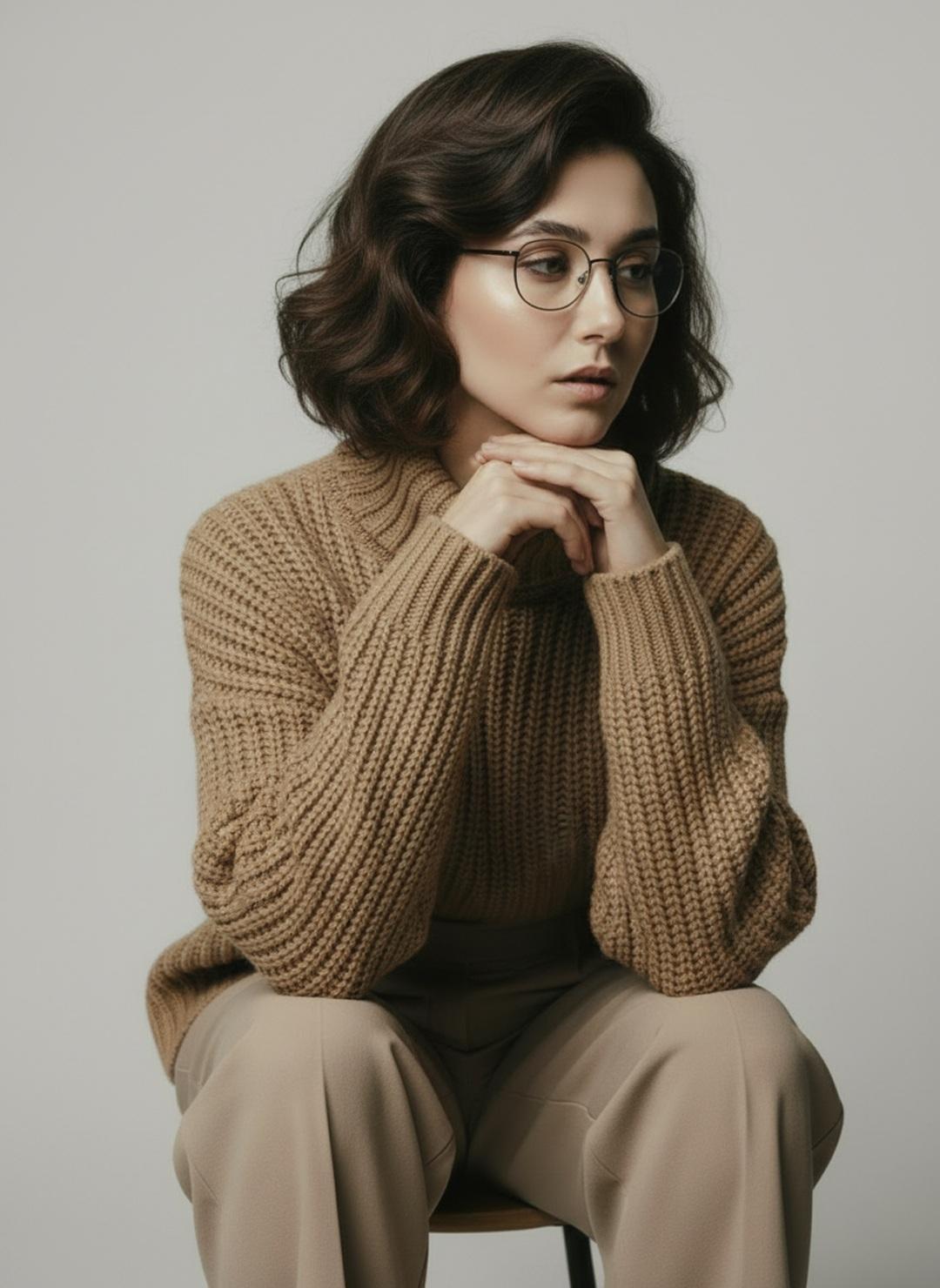 Minimalist Scandinavian Studio Fashion Portrait Series thumbnail 2