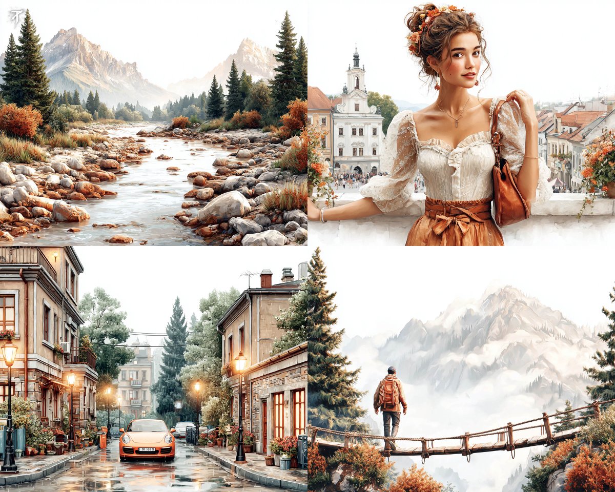 Clean Cozy Illustration with Soft Daylight - view 1