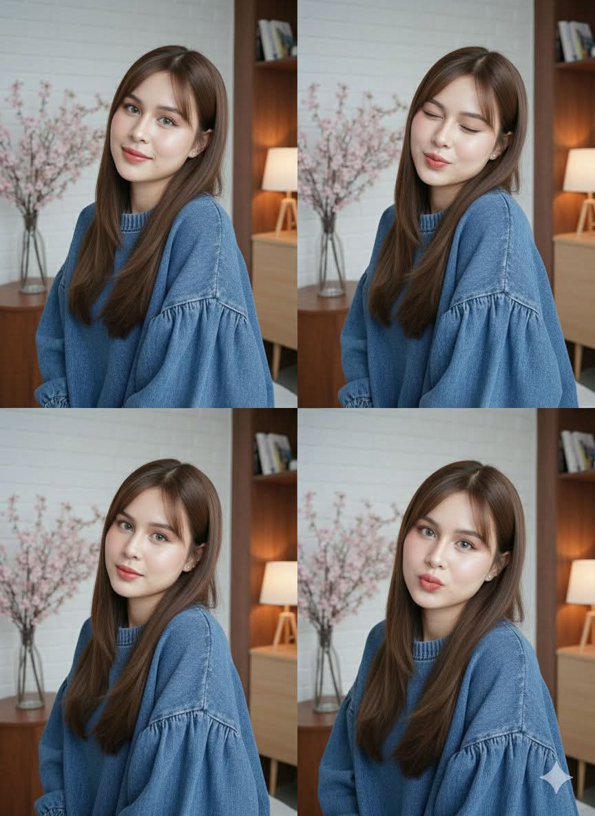 Cozy Bedroom Collage of a Young Woman - view 1