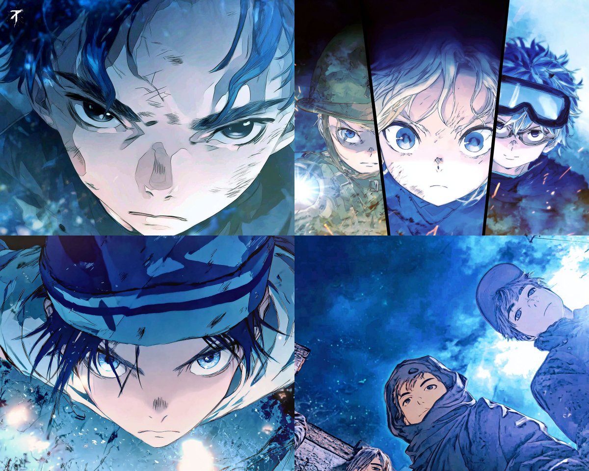 Sharp Anime Action Style with Cold Tones - view 1