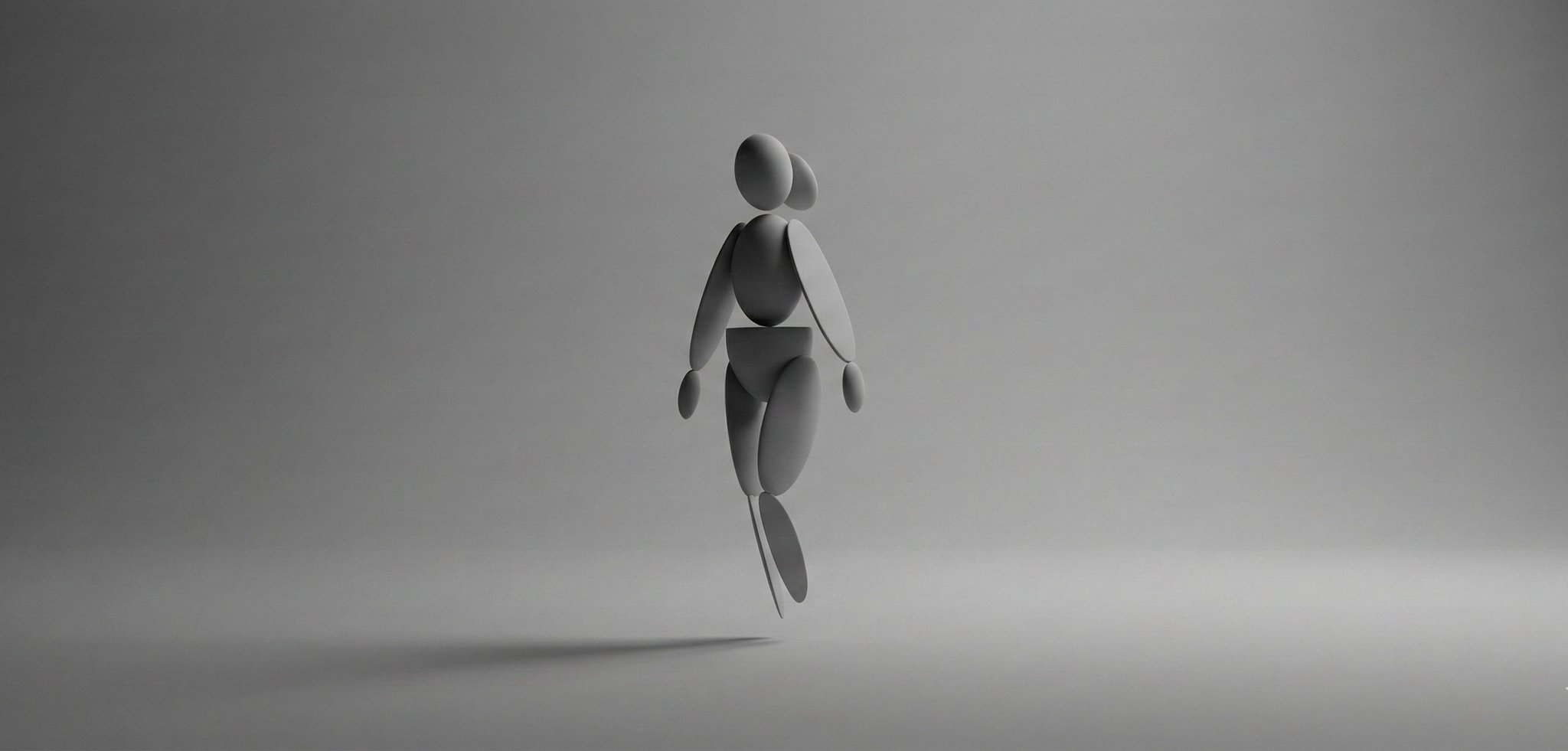 Abstract Geometric Forms in Monochromatic Zen Space thumbnail 4