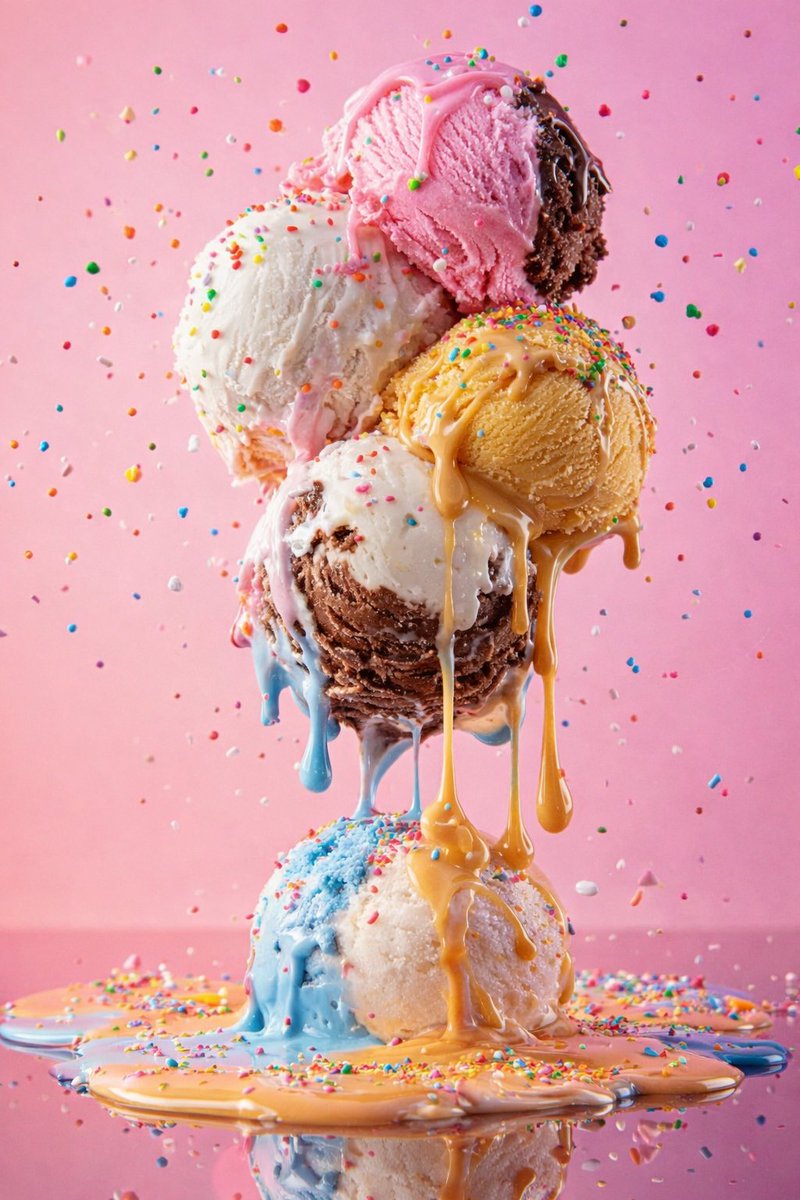 Hyperrealistic Frozen Dessert Studio Photography thumbnail 4