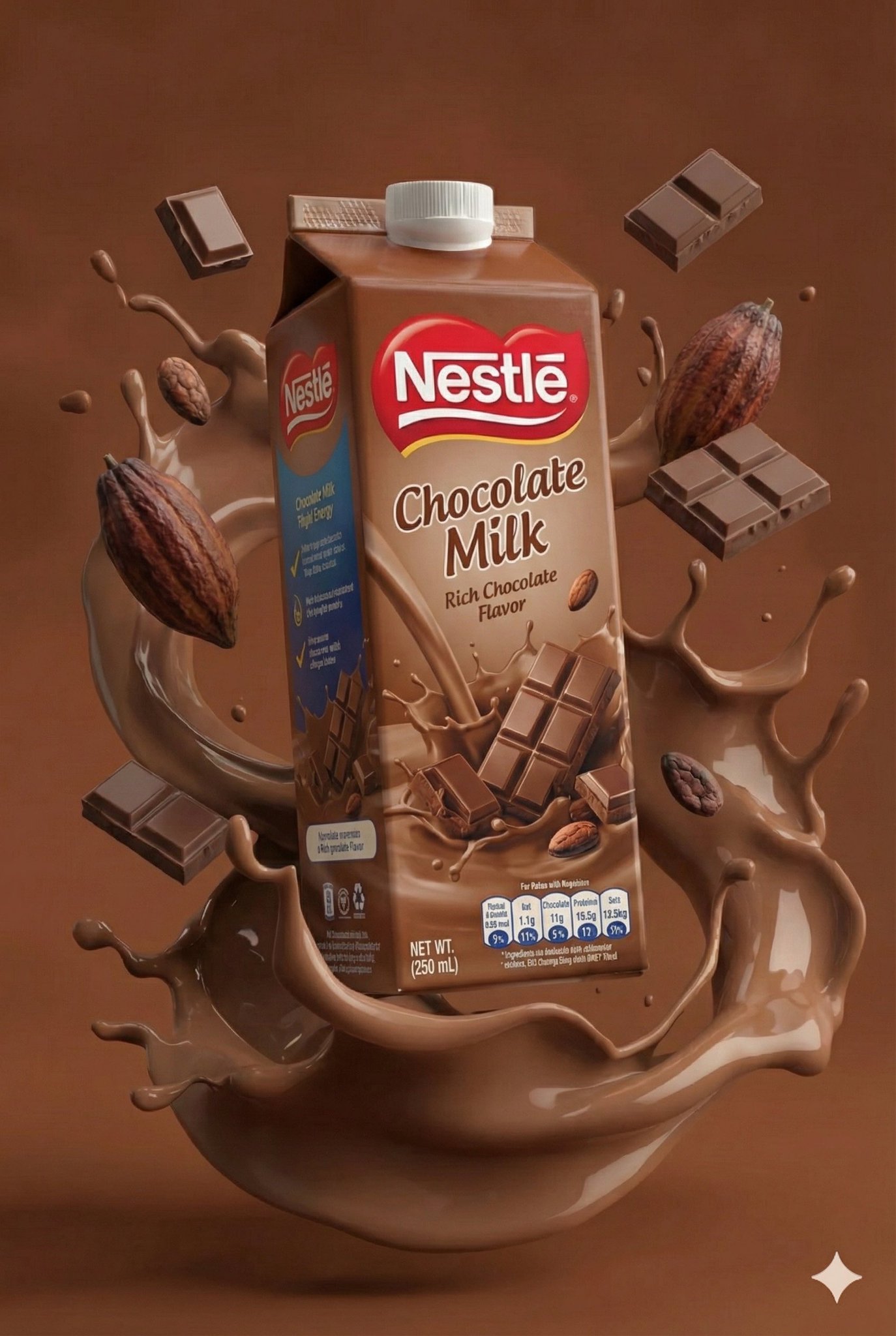Photorealistic Commercial Juice Box Ad - view 1