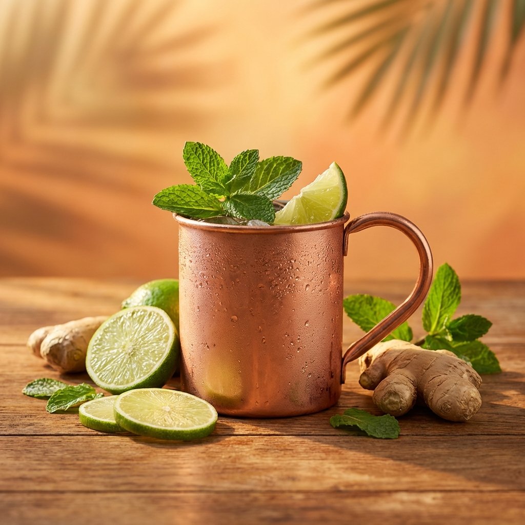 Elegant Cocktail Studio Shot with Tropical Vibe - view 1