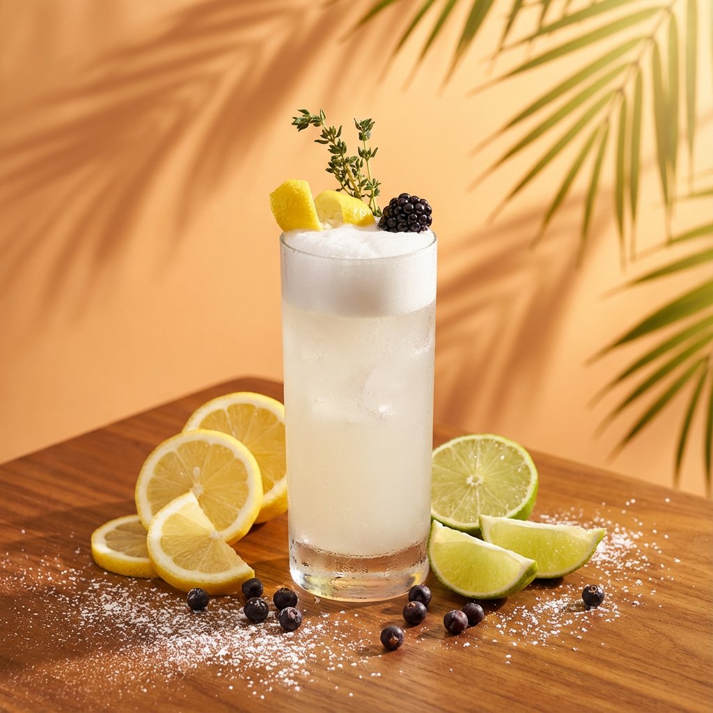 Elegant Cocktail Studio Shot with Tropical Vibe thumbnail 2