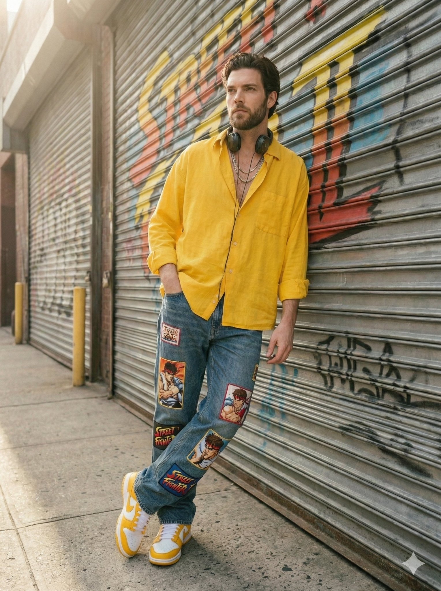 Sunlit Urban Streetwear Portrait thumbnail 2