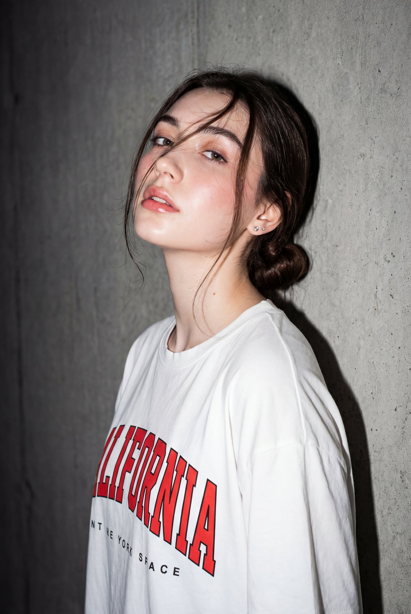 Editorial Portrait: Woman with Streetwear Aesthetic - view 1