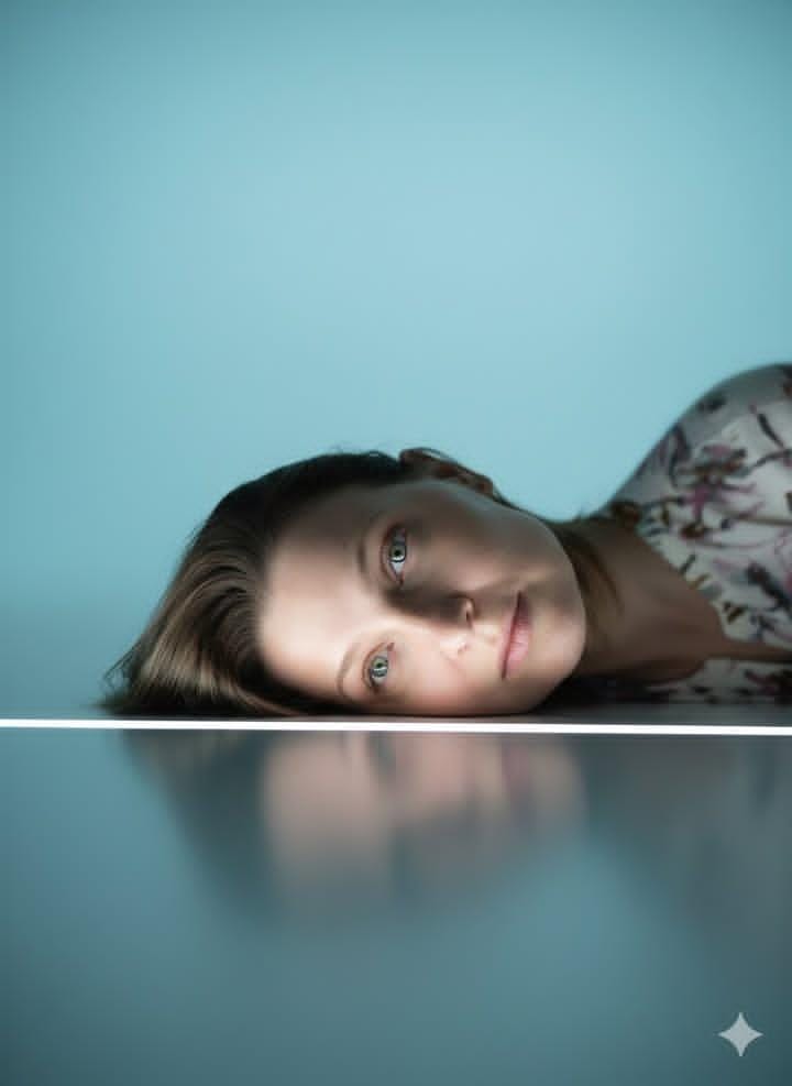 Surreal Minimalist Editorial Portrait with Cinematic Lighting - view 1