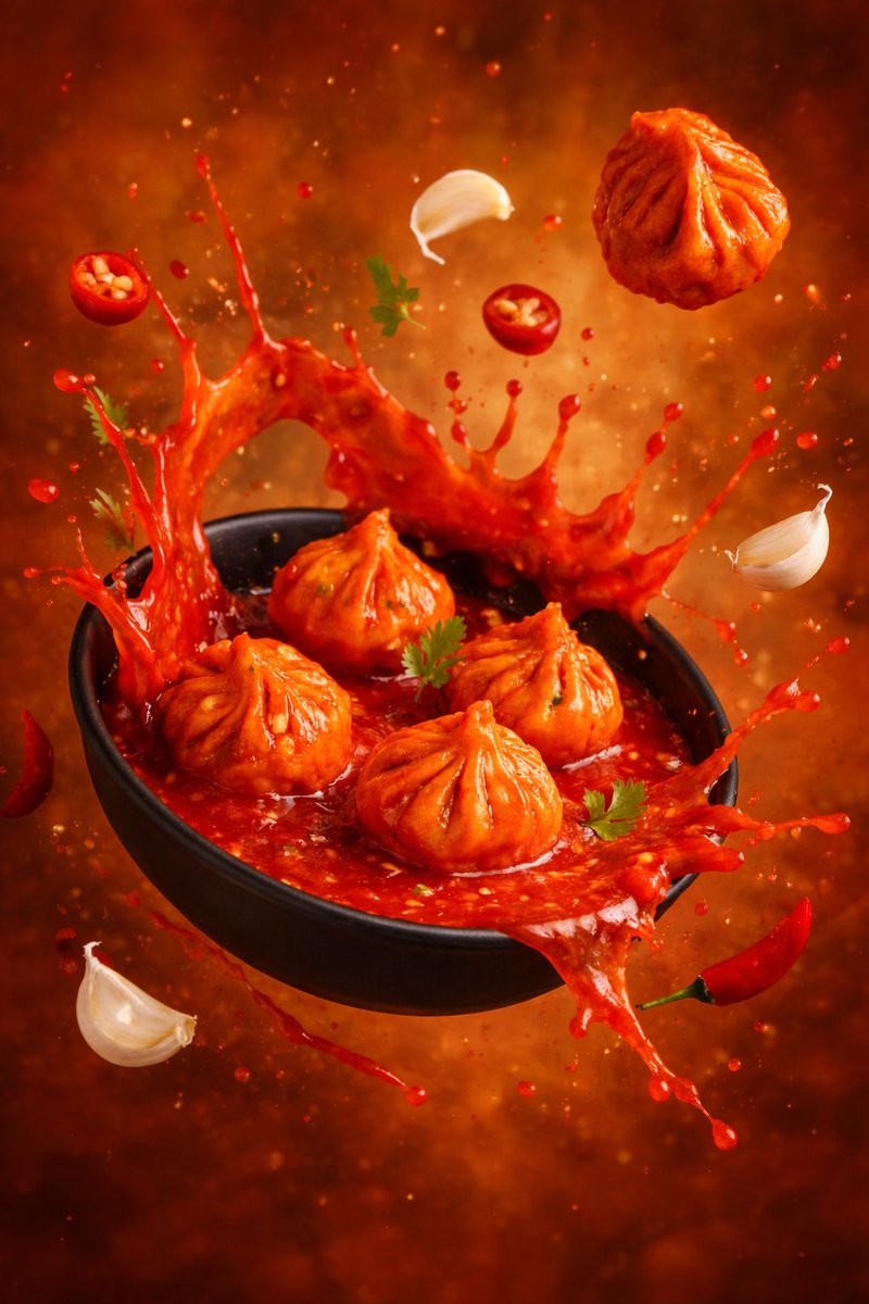 Dynamic Hyper-Realistic Food Photography with Floating Elements - view 1