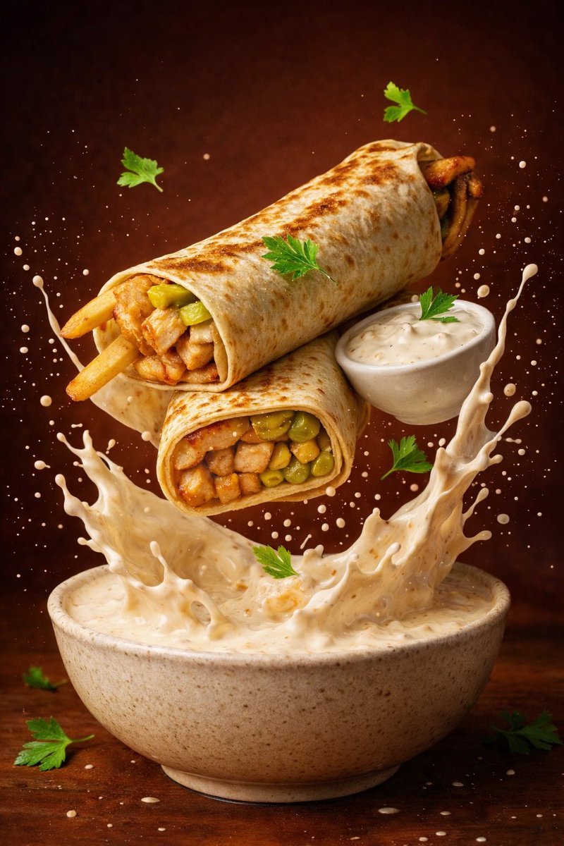 Dynamic Hyper-Realistic Food Photography with Floating Elements thumbnail 2
