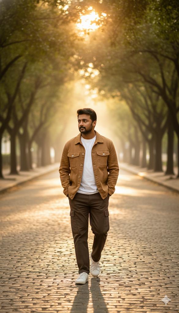 Cinematic Golden Hour Street Portrait thumbnail 3