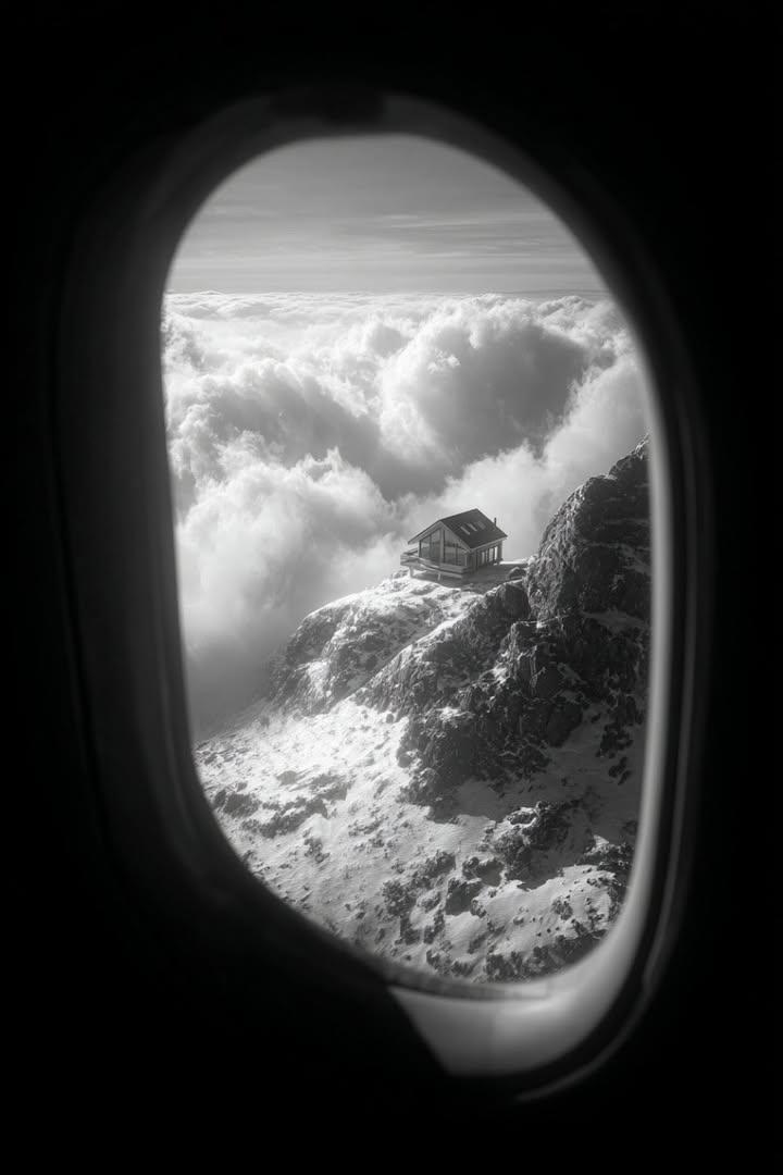 Airplane Window View: Modern Mountain House thumbnail 4