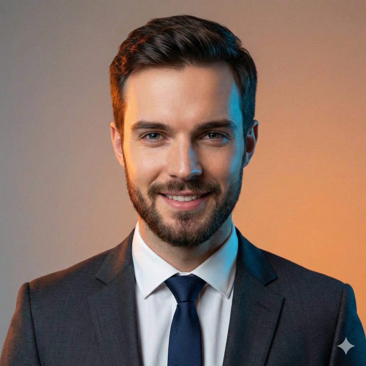 Photorealistic Corporate Male Portrait - view 1