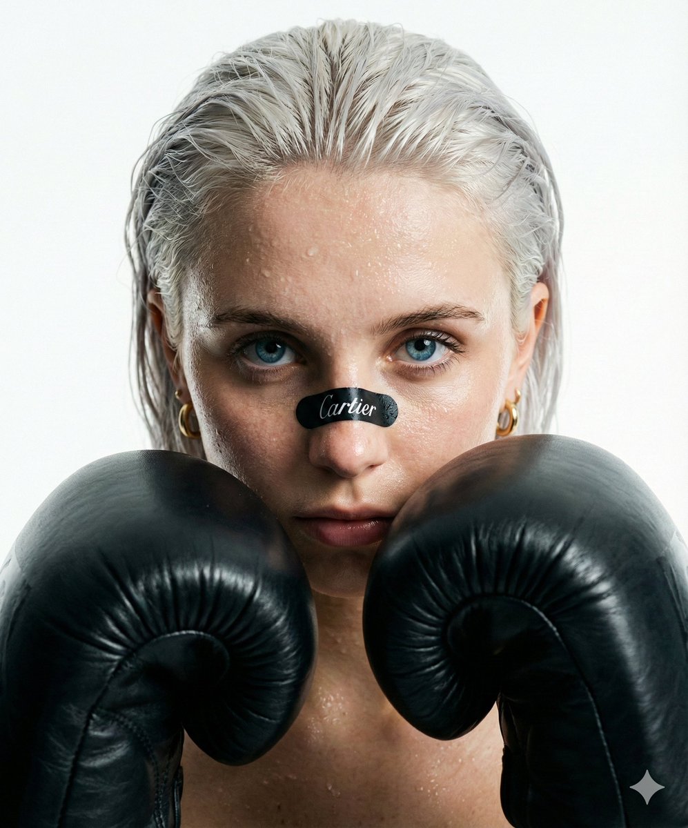 Cinematic Boxer Portrait with Cartier Branding thumbnail 2