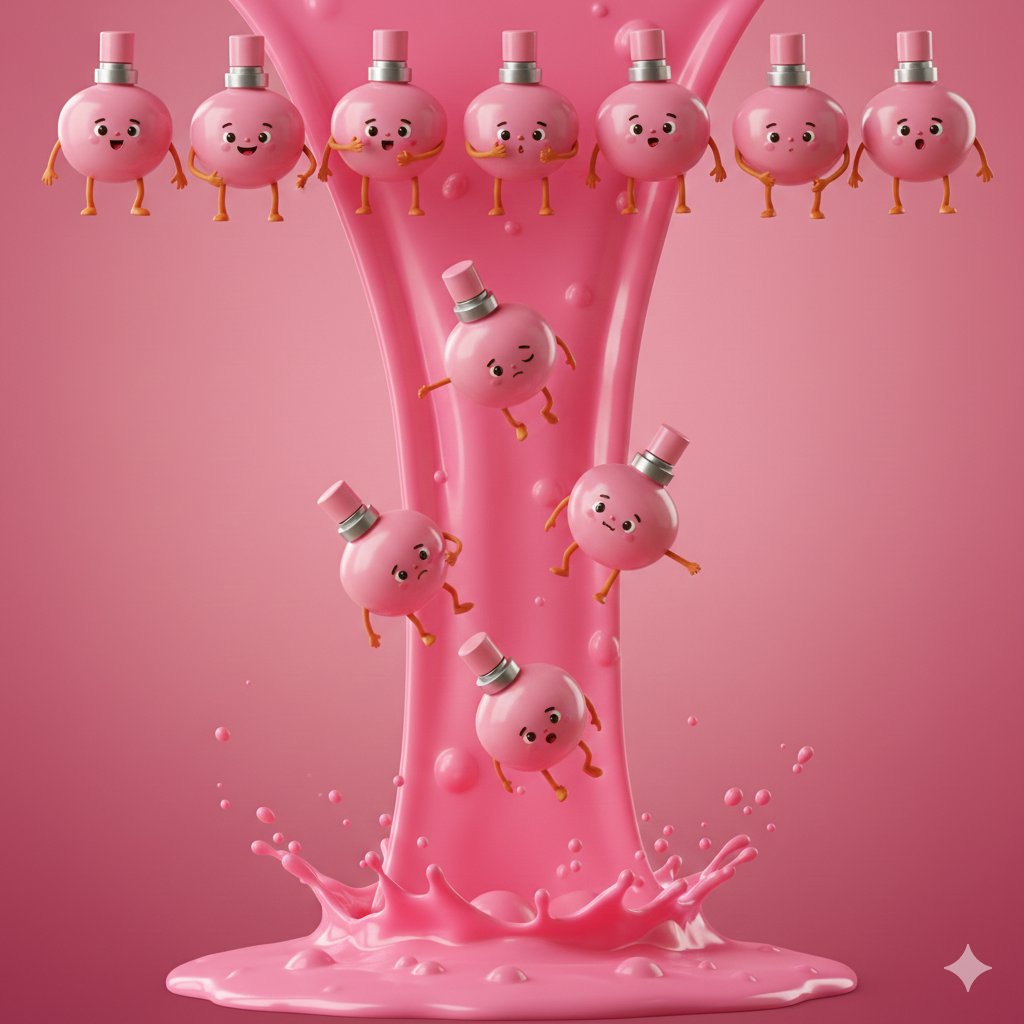 Luxury Lipstick Divers: Playful Cosmetics Advertising Visual - view 1