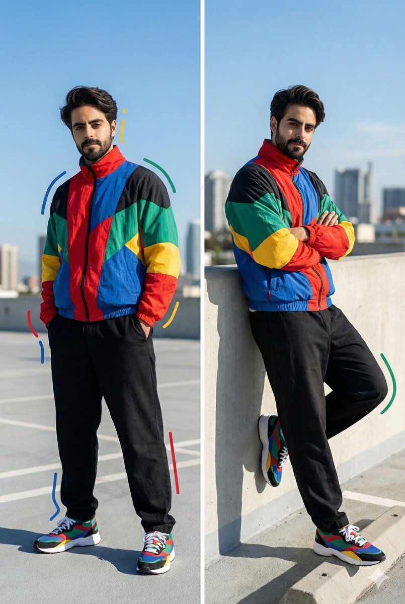 Urban Fashion Portrait of a Confident Young Man - view 1